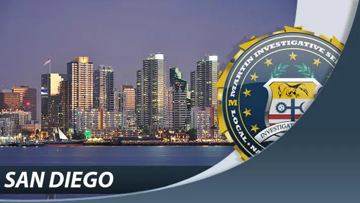 Private investigation from Martin Investigative Services, San Diego office. 4370 La Jolla Village Drive, Suite 400 San Diego, CA 92122-1249. By appointment only. (800) 577-1080