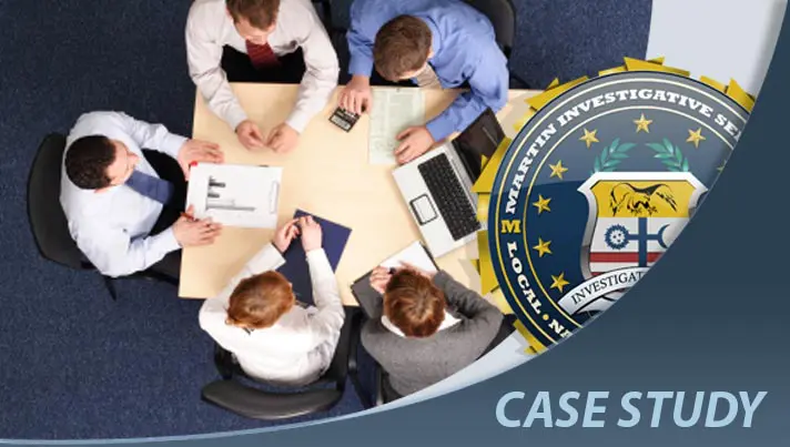 Case study: Corporate espionage case. Martin Investigative Services. (800) 577-1080