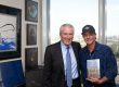 Private investigator Thomas G. Martin with artist and conservationist Wyland.