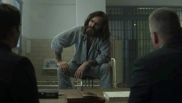 Charles Manson interview scene from Netflix' Mindunter.